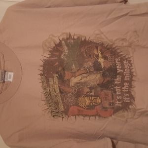 Hanes Indiana Jones Tshirt Tan XL From Disneyland